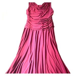 *Plus Size* Beautiful Draped Formal Maxi Dress Size 18W